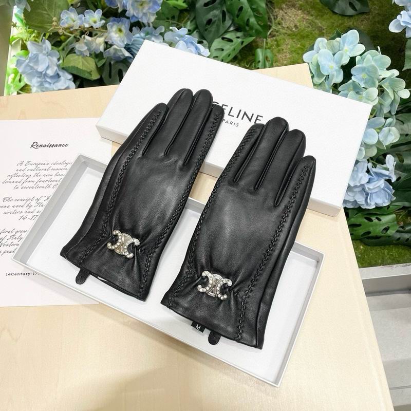 Celine Gloves M L 102610